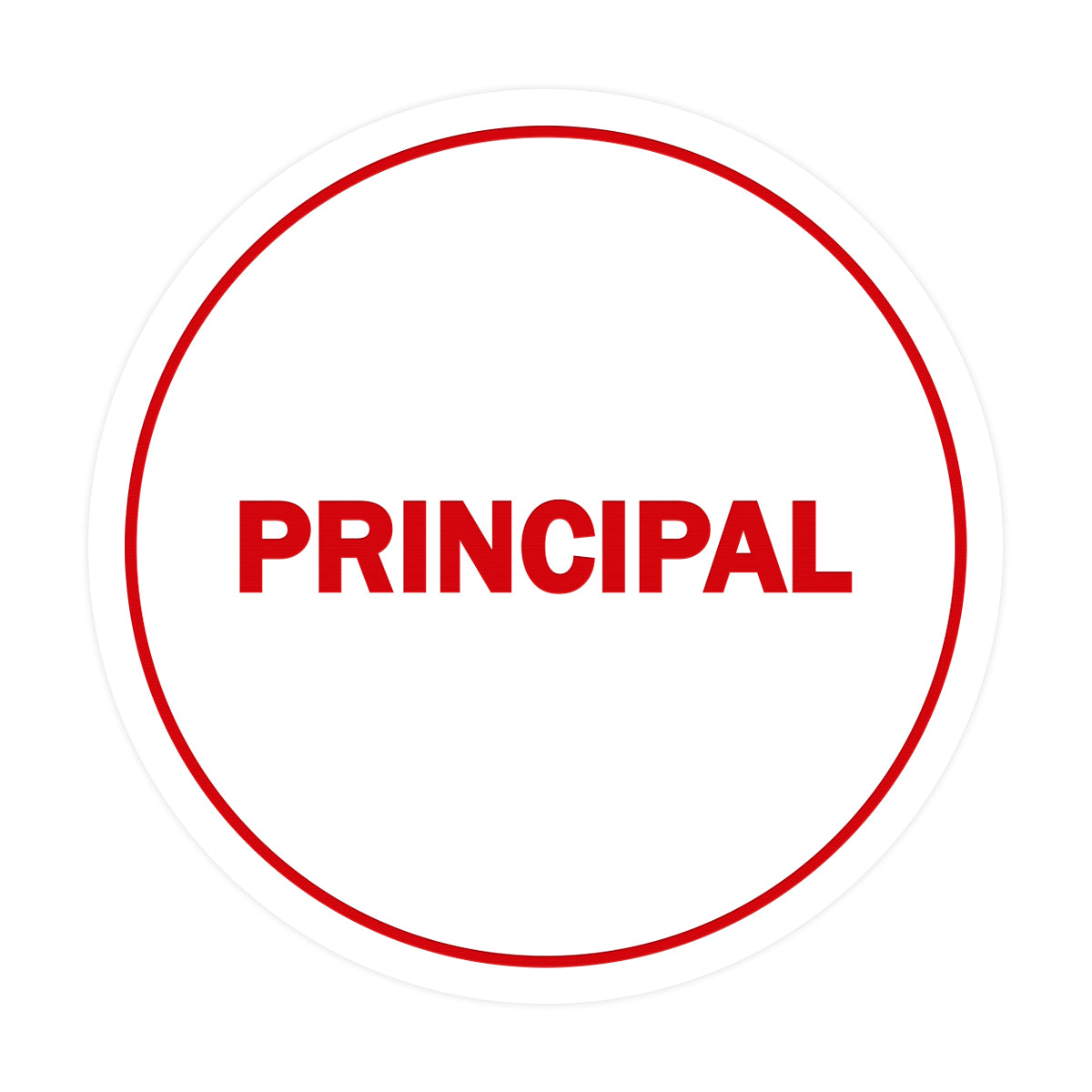 Signs ByLITA Circle Principal Sign