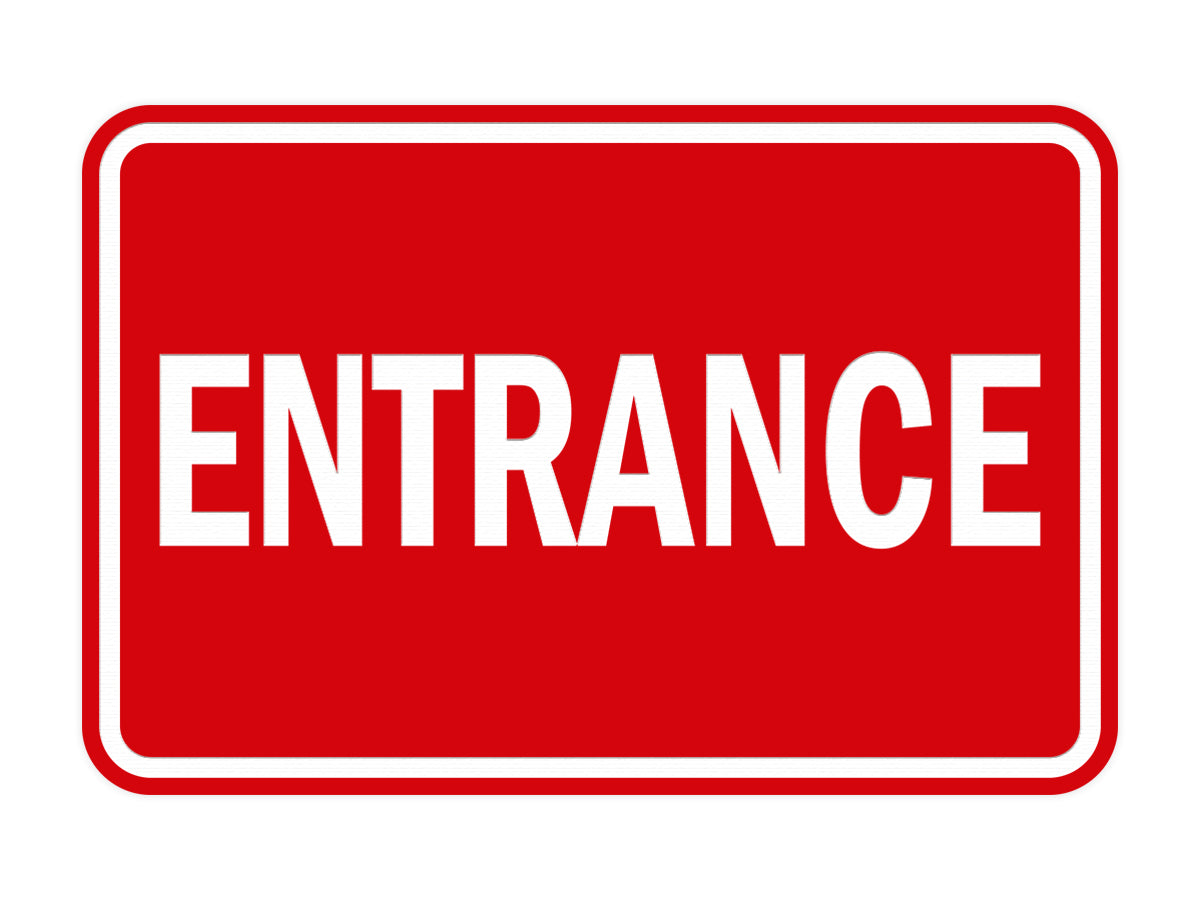 Signs ByLITA Classic Framed Entrance