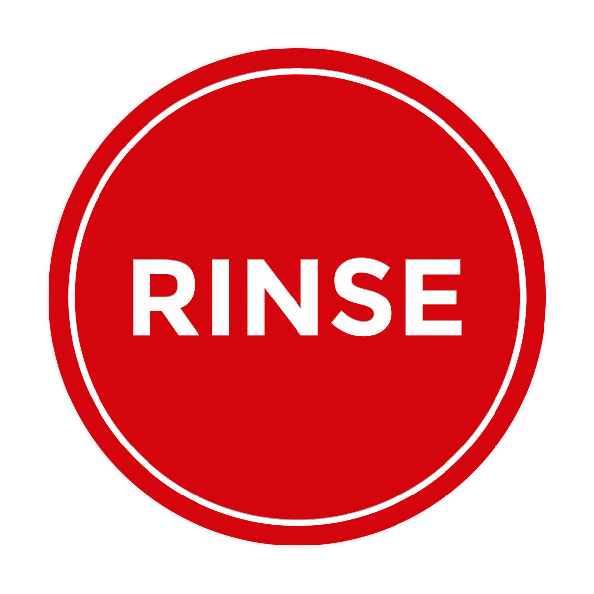 Signs ByLITA Circle Rinse Sign