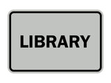 Signs ByLITA Classic Library Sign