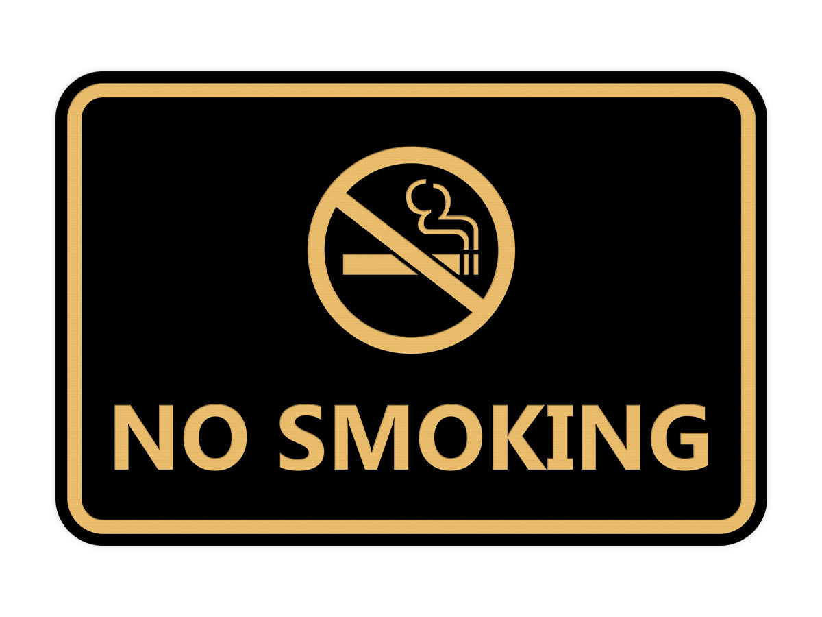 Signs ByLITA Classic Framed No Smoking Sign