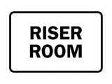 Signs ByLITA Classic Framed Riser Room