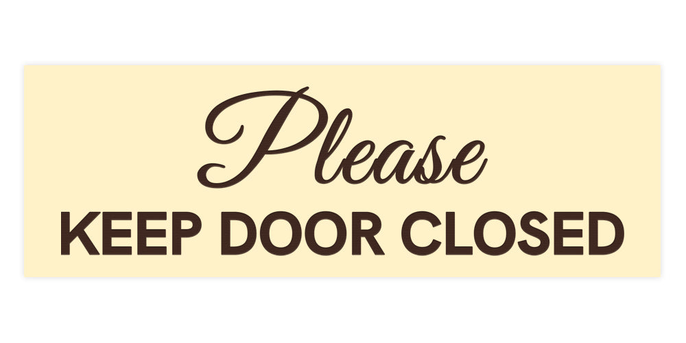 Signs ByLITA Basic Please Keep Door Closed Sign