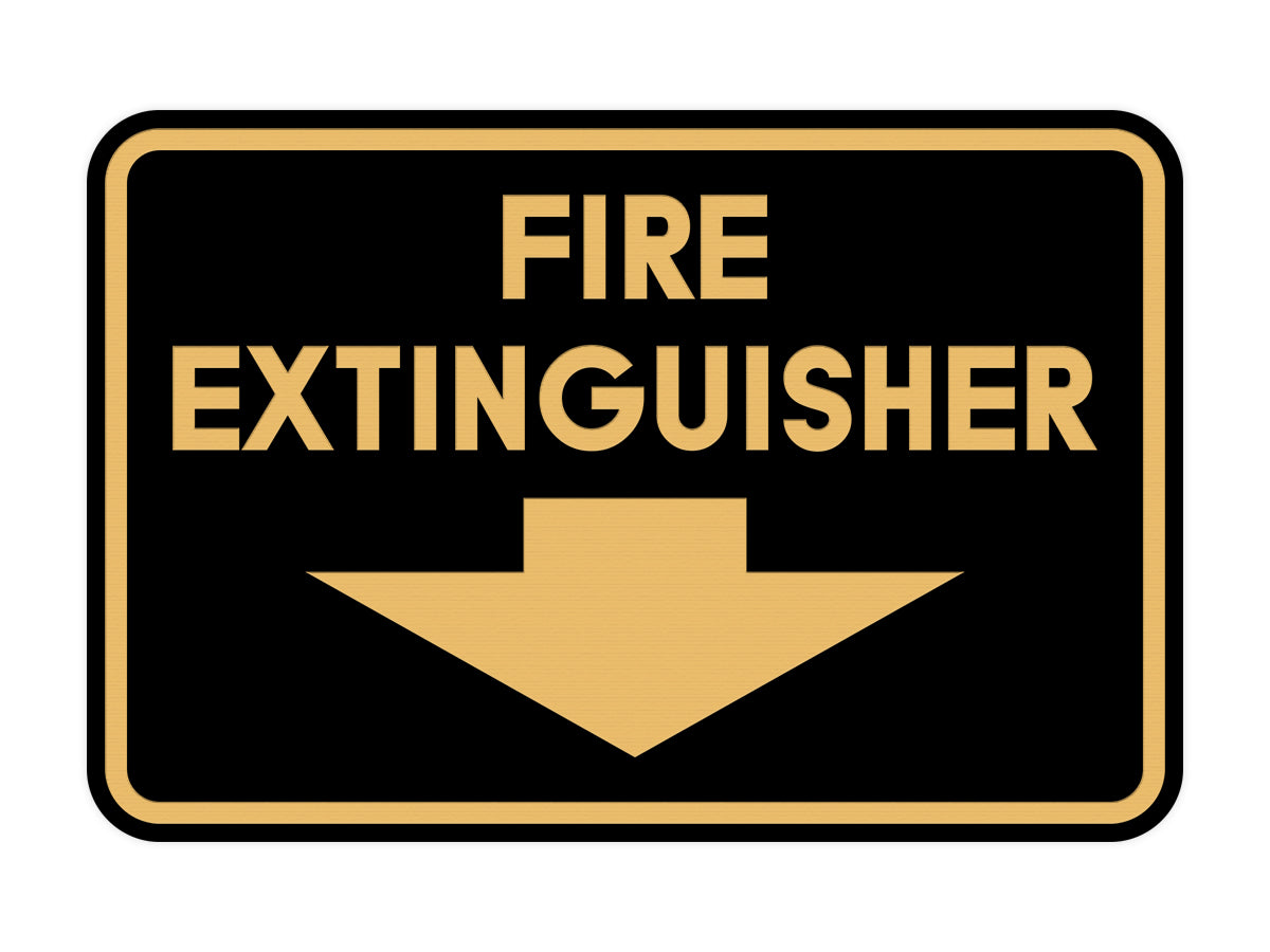 Signs ByLITA Classic Framed Fire Extinguisher