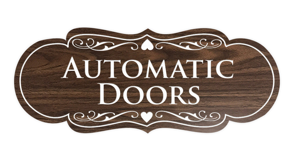 Signs ByLITA Designer Automatic Doors Sign