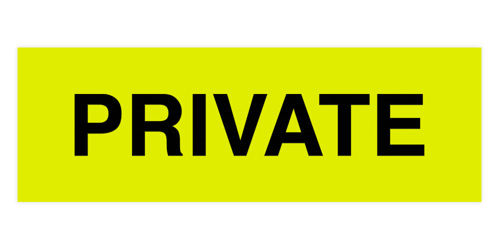 Signs ByLITA Basic Private Sign