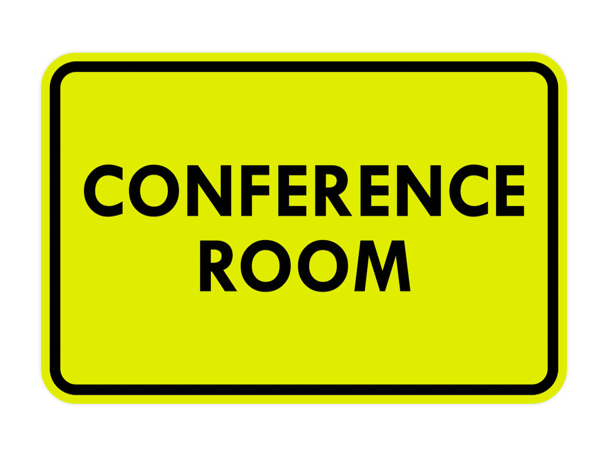 Signs ByLITA Classic Framed Conference Room Sign