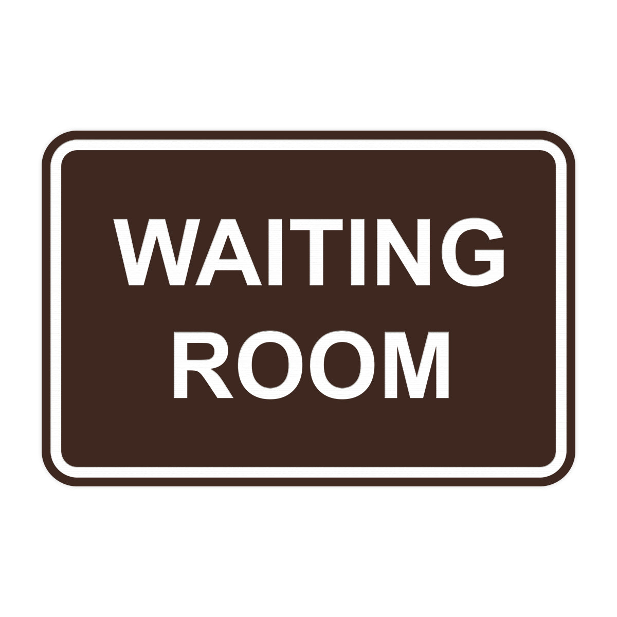 Signs ByLITA Classic Framed Waiting Room Sign