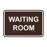 Signs ByLITA Classic Framed Waiting Room Sign