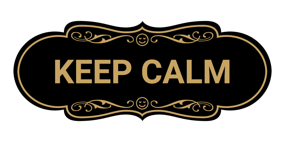 Designer Keep Calm Wall or Door Sign