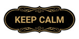 Designer Keep Calm Wall or Door Sign