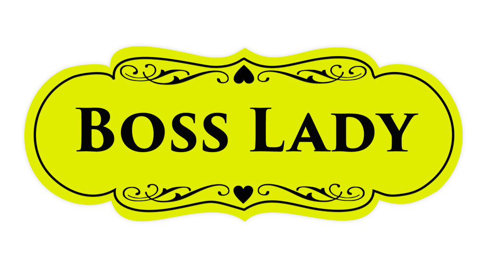 Signs ByLITA Designer Boss Lady Sign