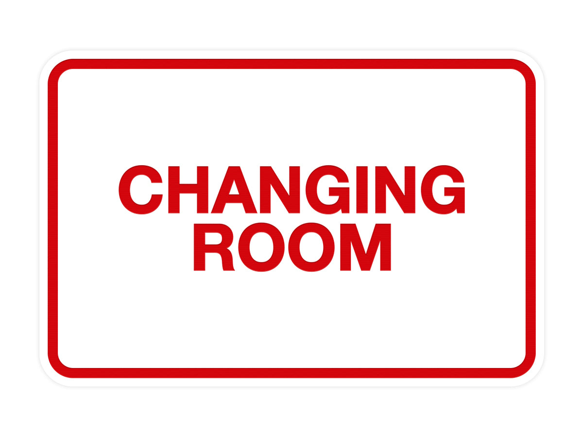 Signs ByLITA Classic Changing Room Sign