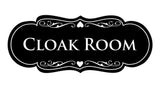 Signs ByLITA Designer Cloak Room Sign