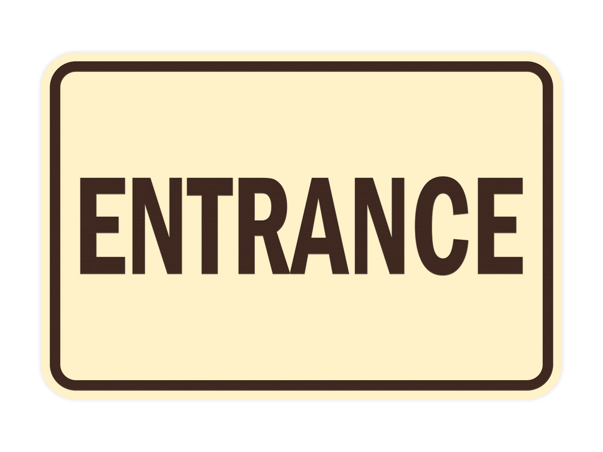 Signs ByLITA Classic Framed Entrance