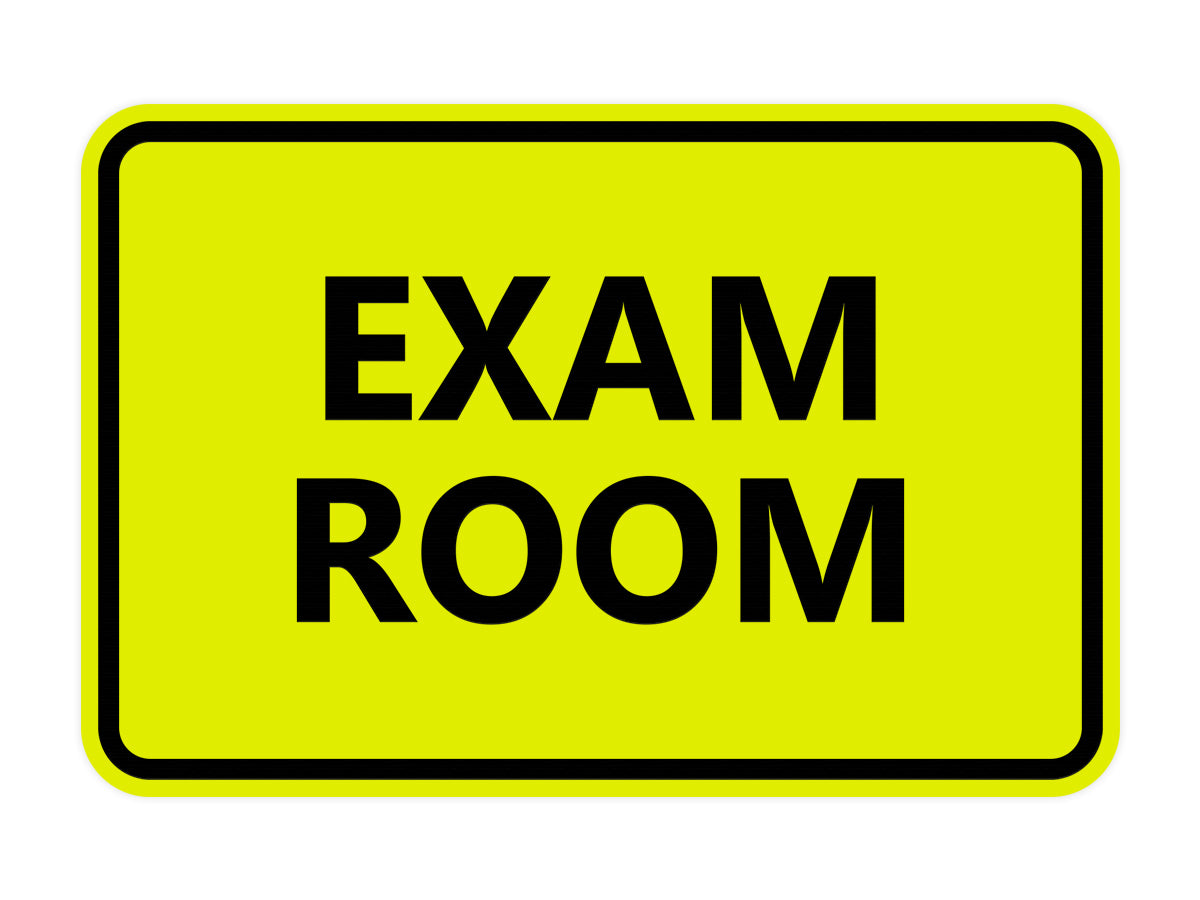 Signs ByLITA Classic Exam Room Sign