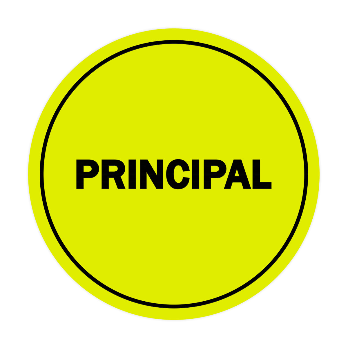 Signs ByLITA Circle Principal Sign