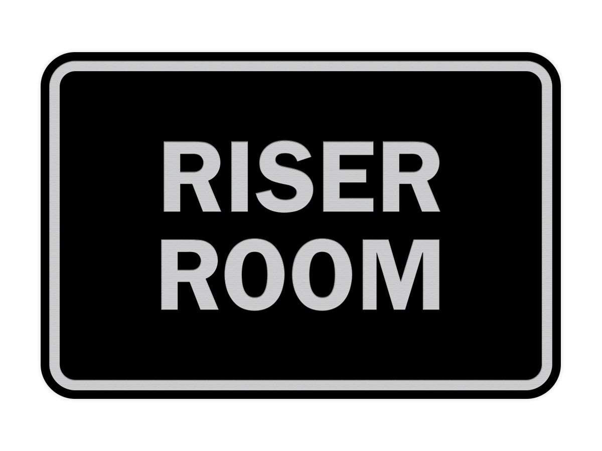 Signs ByLITA Classic Framed Riser Room