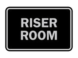 Signs ByLITA Classic Framed Riser Room