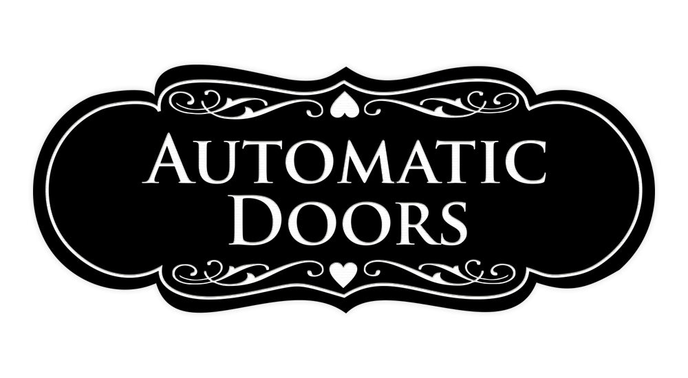 Signs ByLITA Designer Automatic Doors Sign