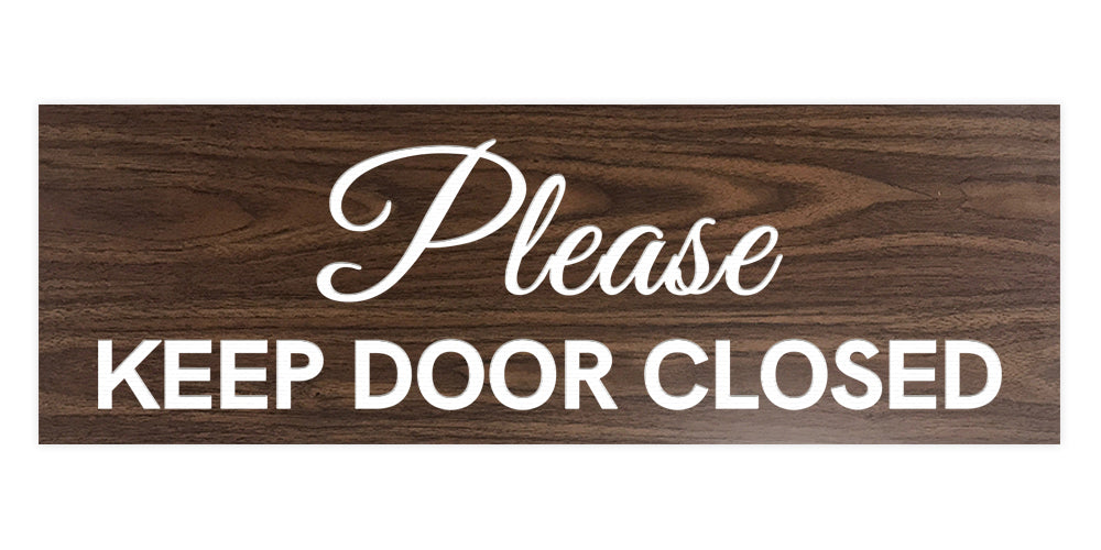 Signs ByLITA Basic Please Keep Door Closed Sign