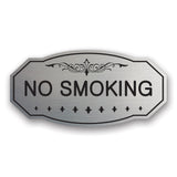 NO SMOKING Victorian Door / Wall Sign