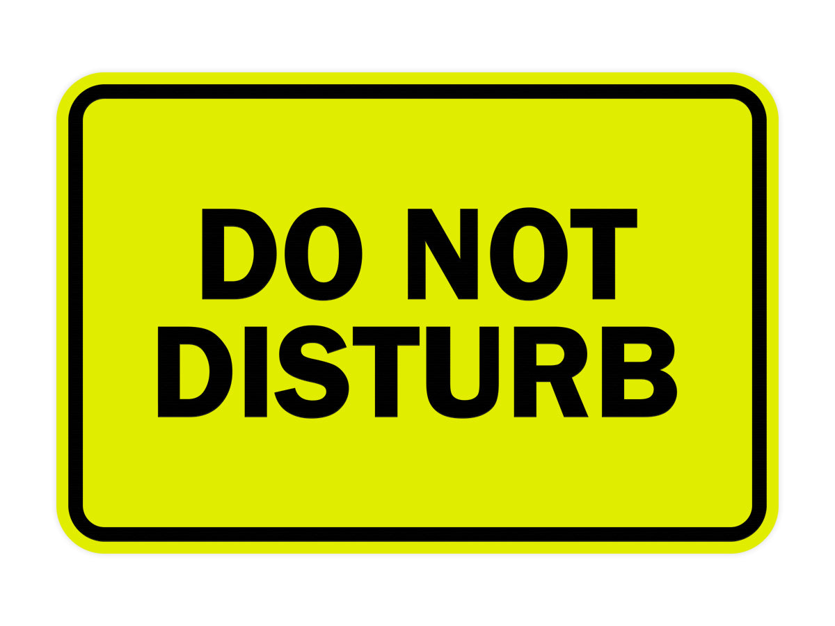 Signs ByLITA Classic Do Not Disturb Sign