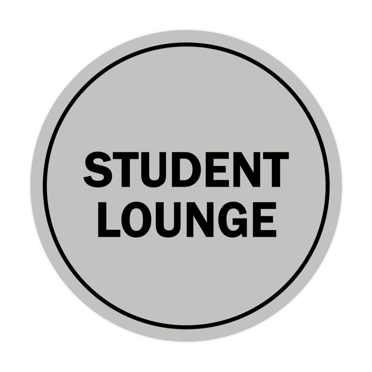 Signs ByLITA Circle Student Lounge Sign