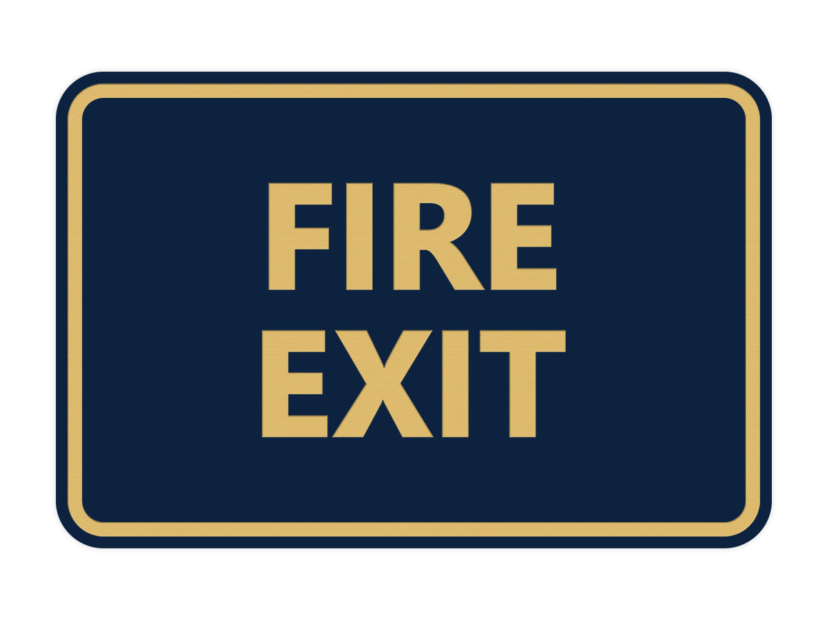 Signs ByLITA Classic Fire Exit Sign
