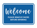 Signs ByLITA Classic Framed Welcome please remove shoes before entering
