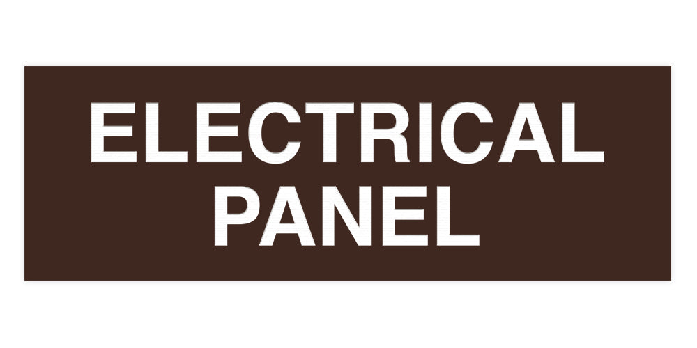 Standard Electrical Panel Sign