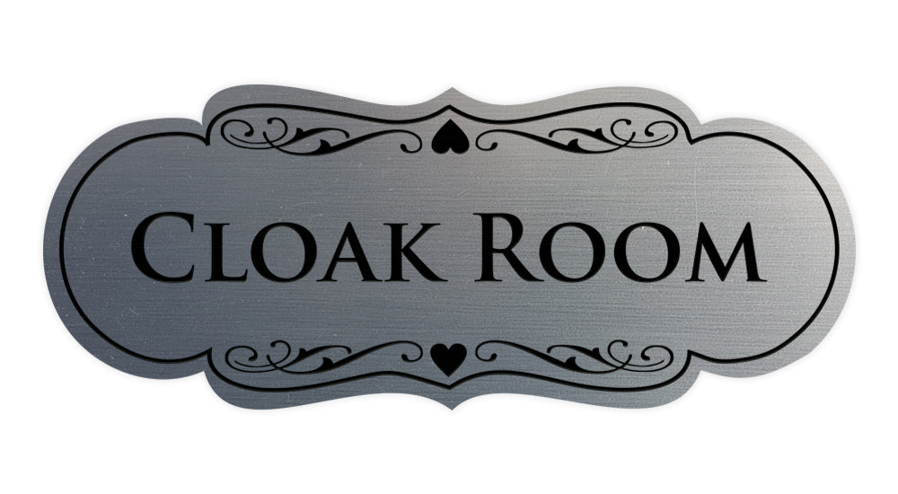 Signs ByLITA Designer Cloak Room Sign