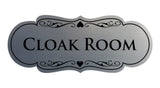 Signs ByLITA Designer Cloak Room Sign