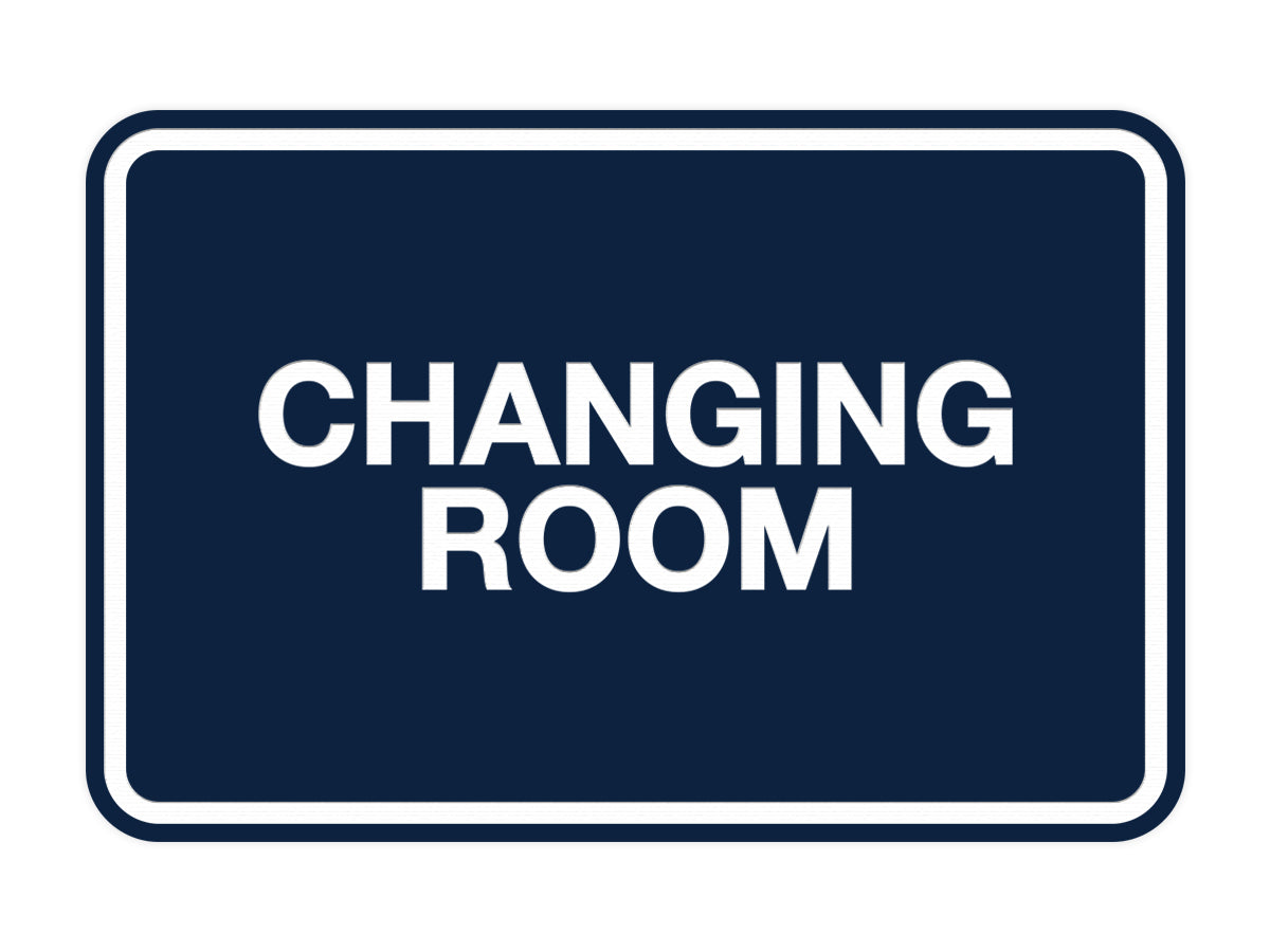 Signs ByLITA Classic Changing Room Sign