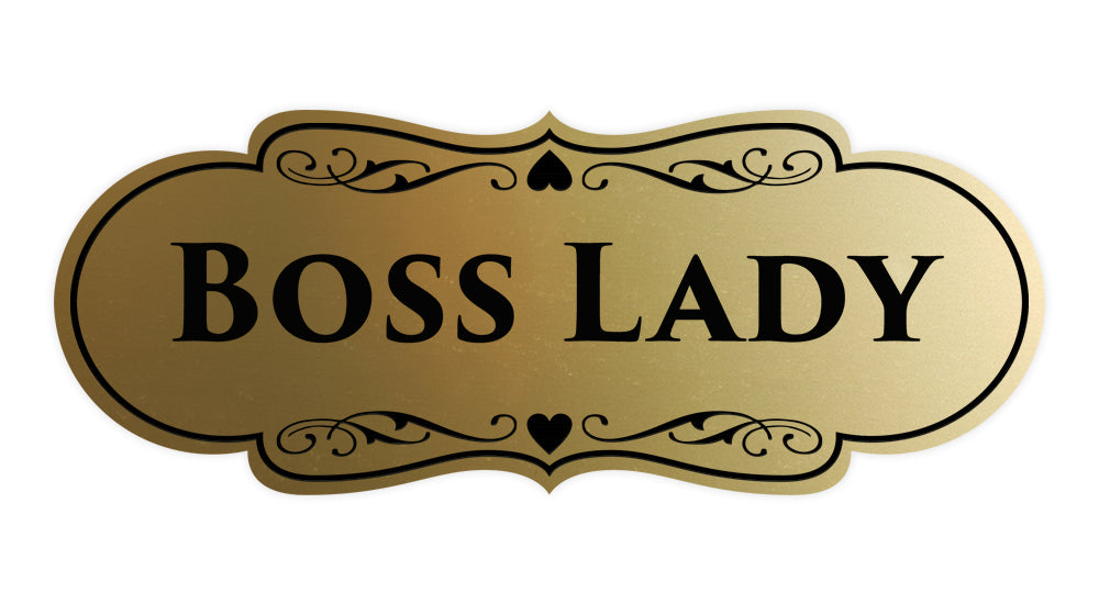 Signs ByLITA Designer Boss Lady Sign