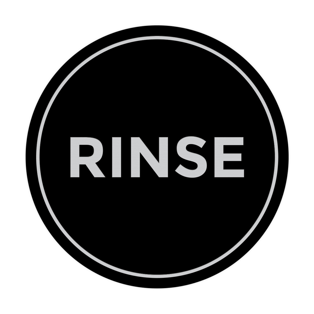 Signs ByLITA Circle Rinse Sign