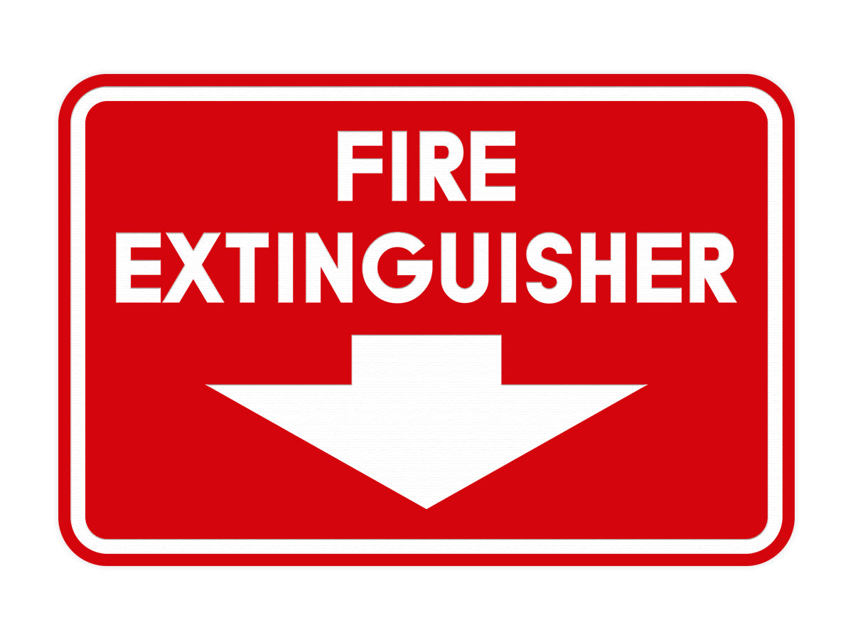 Signs ByLITA Classic Framed Fire Extinguisher