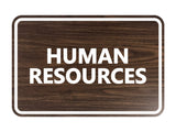 Signs ByLITA Classic Human Resources Sign
