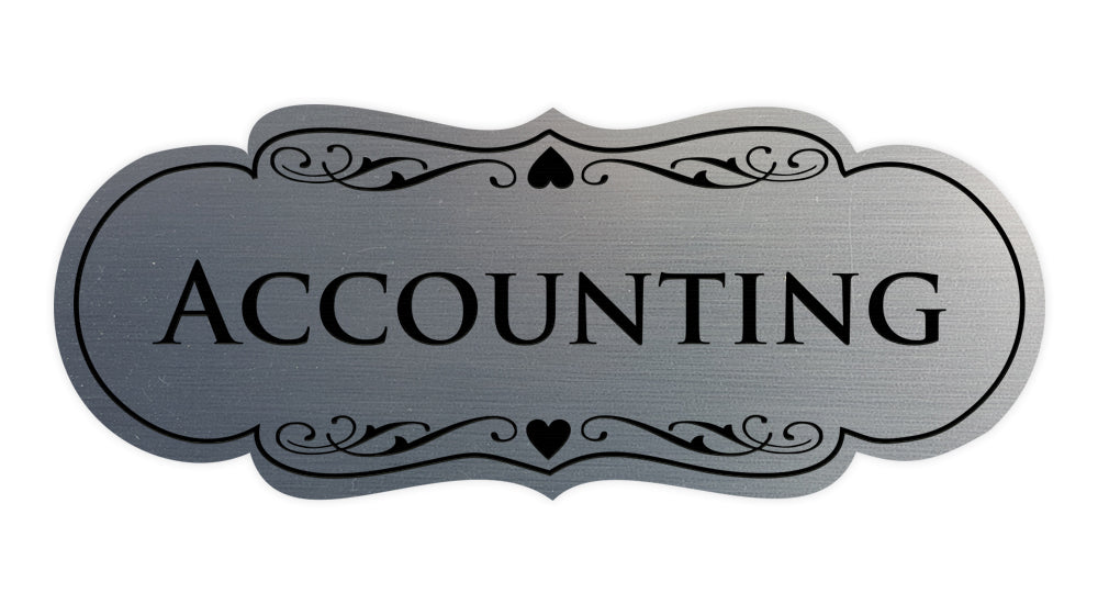 Signs ByLITA Designer Accounting Sign