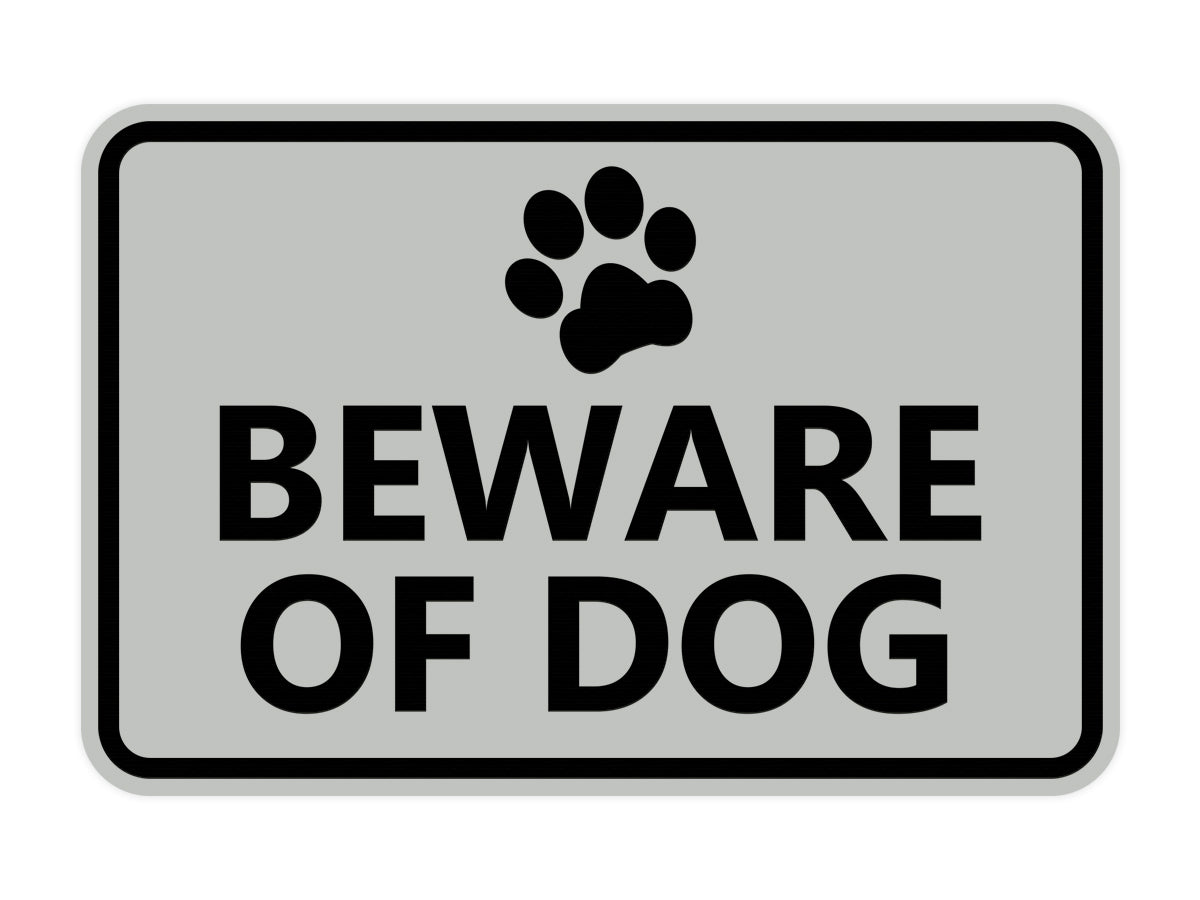 Signs ByLITA Classic Framed Beware of Dog Sign