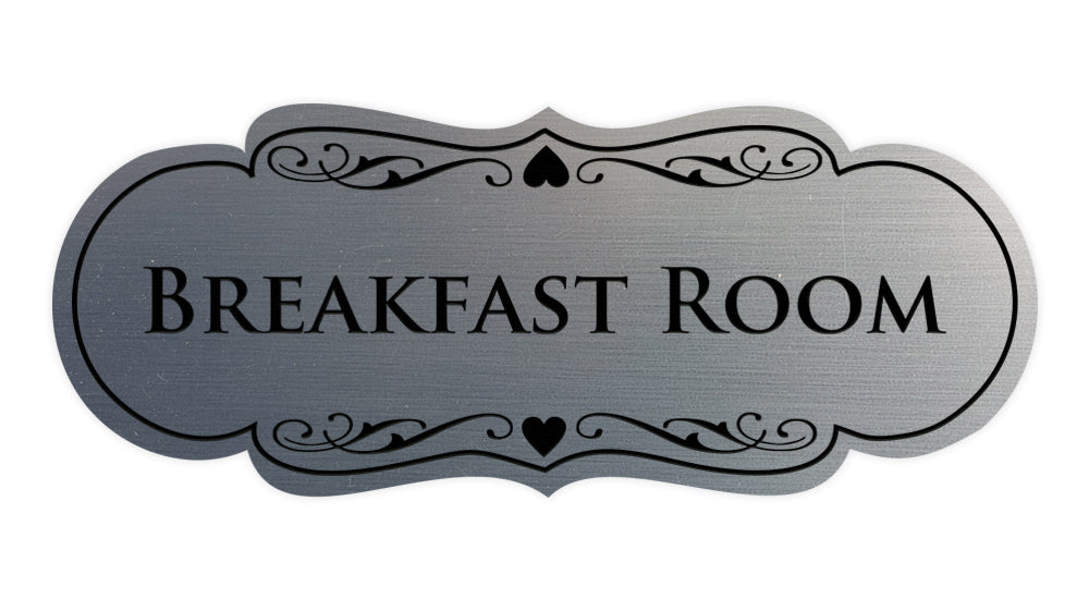 Signs ByLITA Designer Breakfast Room Sign