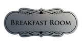 Signs ByLITA Designer Breakfast Room Sign