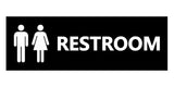 Signs ByLITA Basic Unisex Restroom Sign