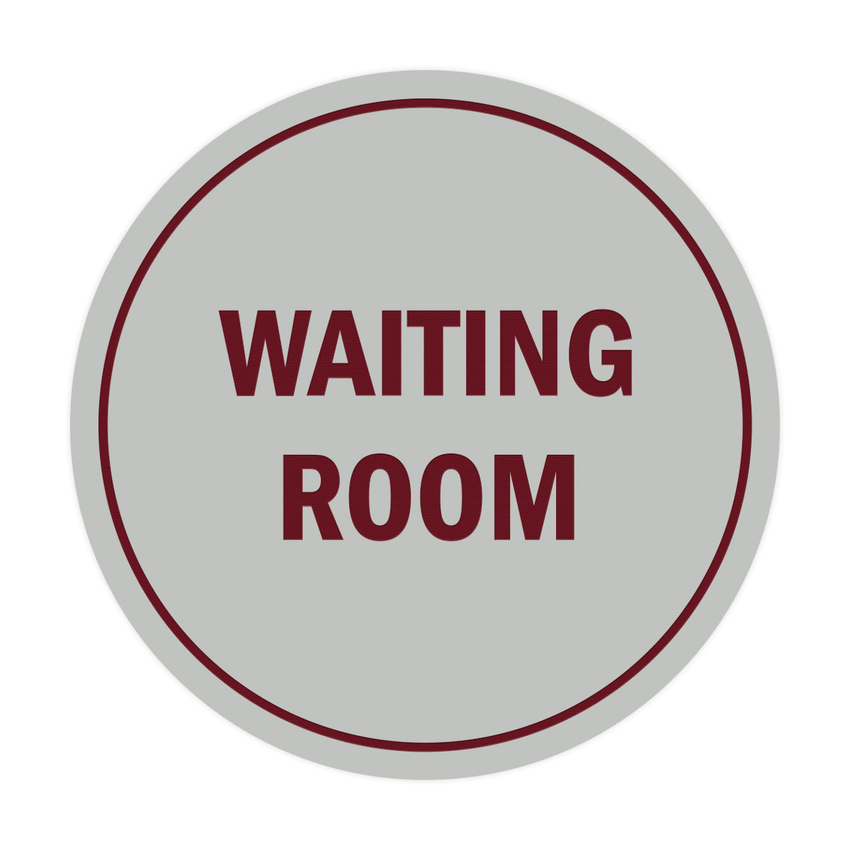 Signs ByLITA Circle Waiting Room Sign