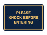 Signs ByLITA Classic Framed Please Knock Before Entering