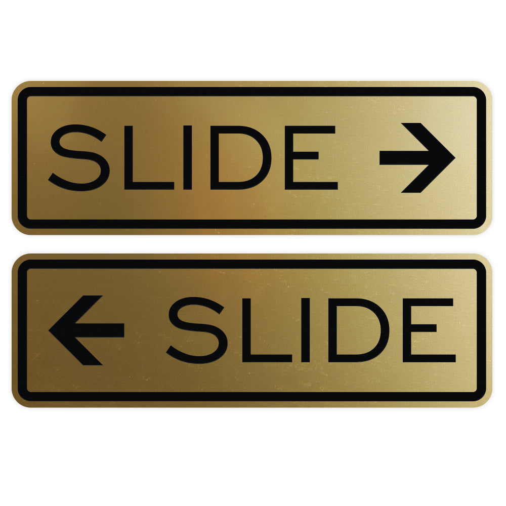 Classic Slide Door Sign