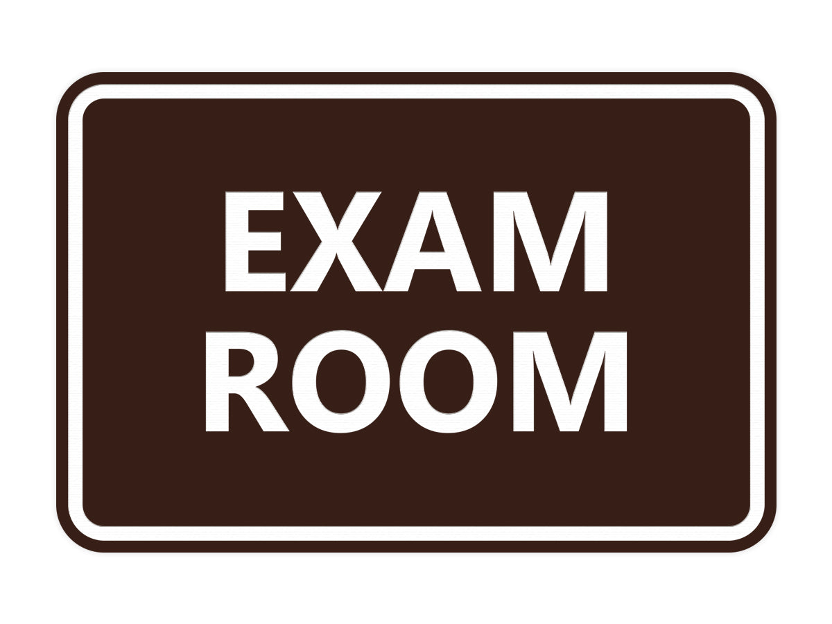 Signs ByLITA Classic Exam Room Sign