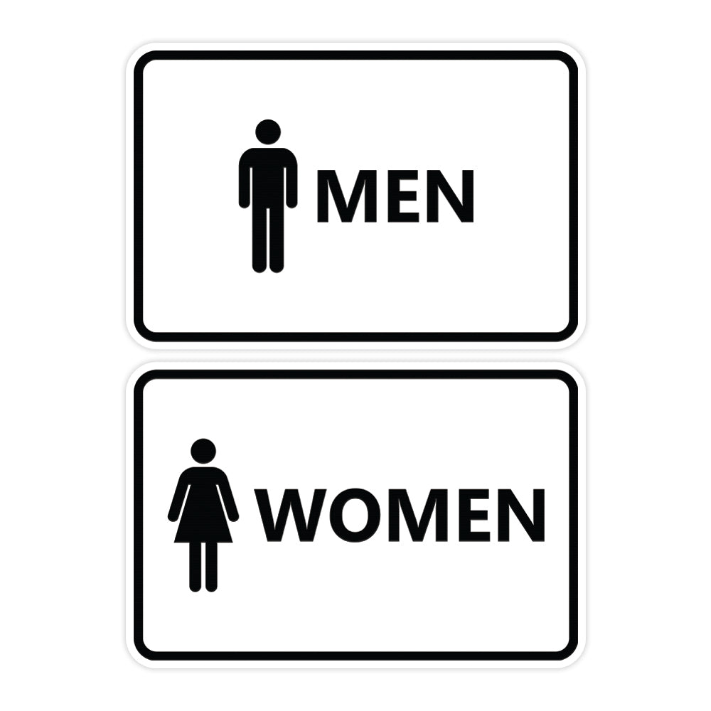 Signs ByLITA Classic Framed Men Women Sign Set