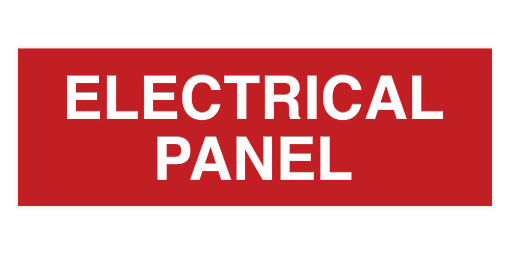 Standard Electrical Panel Sign