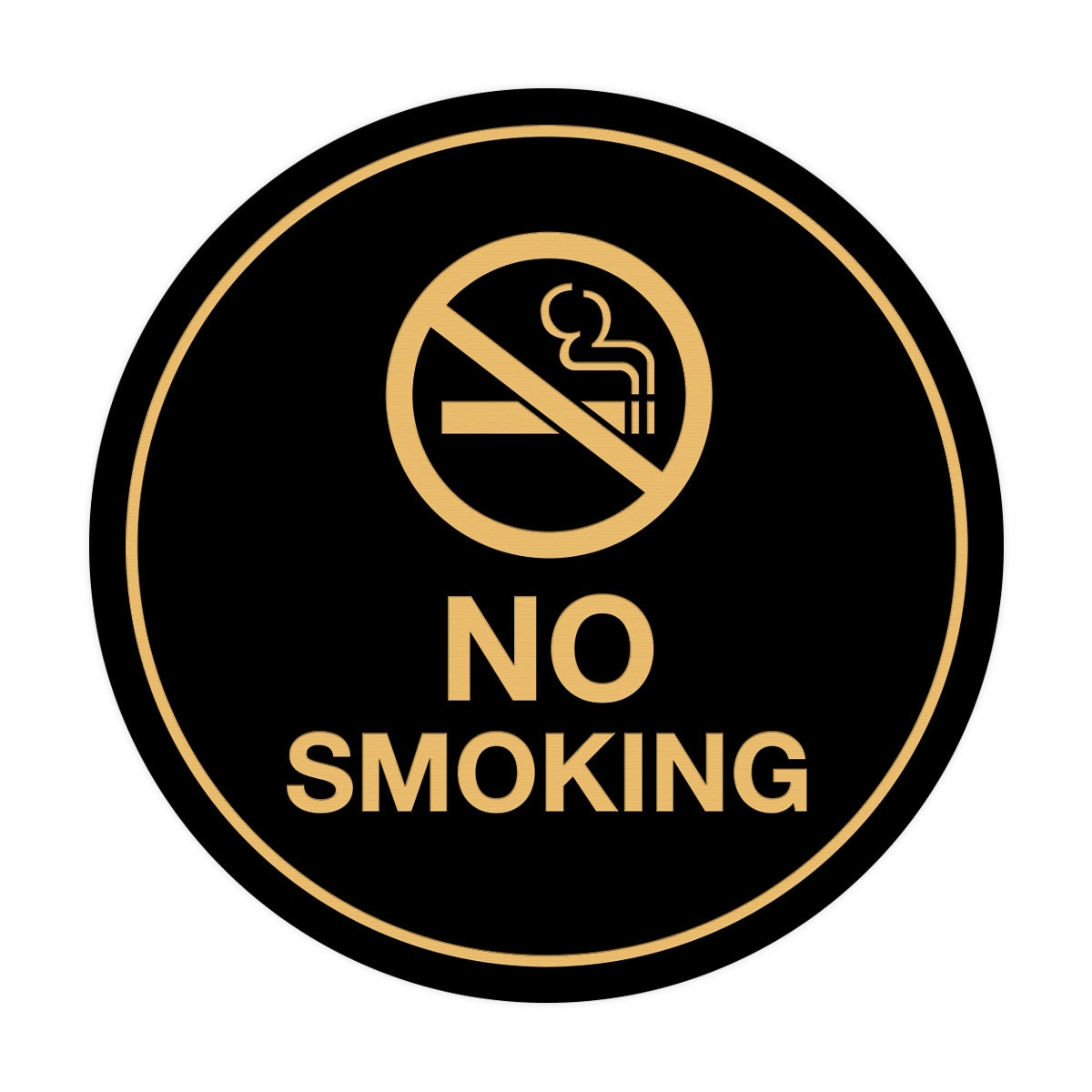 Signs ByLITA Circle No Smoking Sign